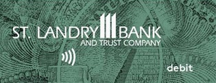 This is an image of a St. Landry Bank Debit Card